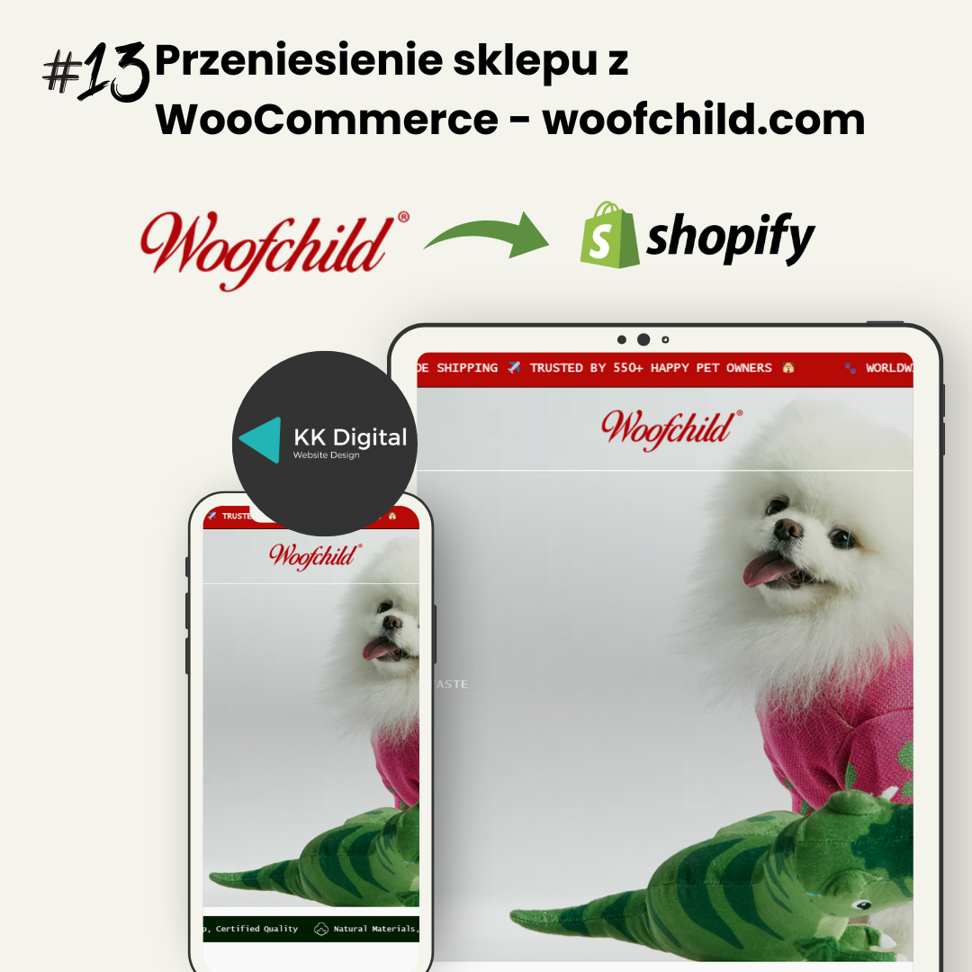 Migracja skleppu z WooCommerce na Shopify WoofChild