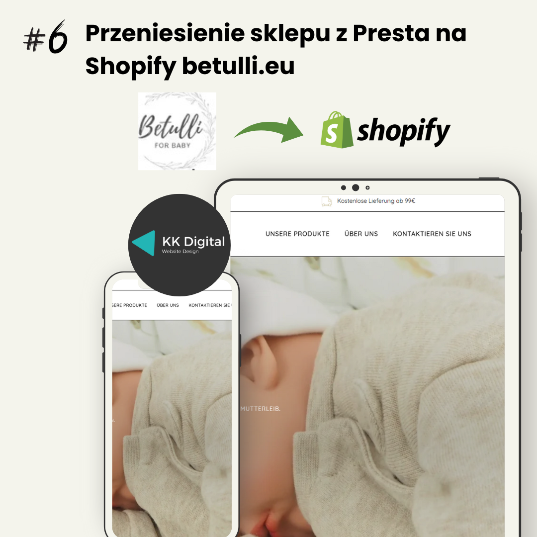 Migracja z Presta na Shopify z KK Digital