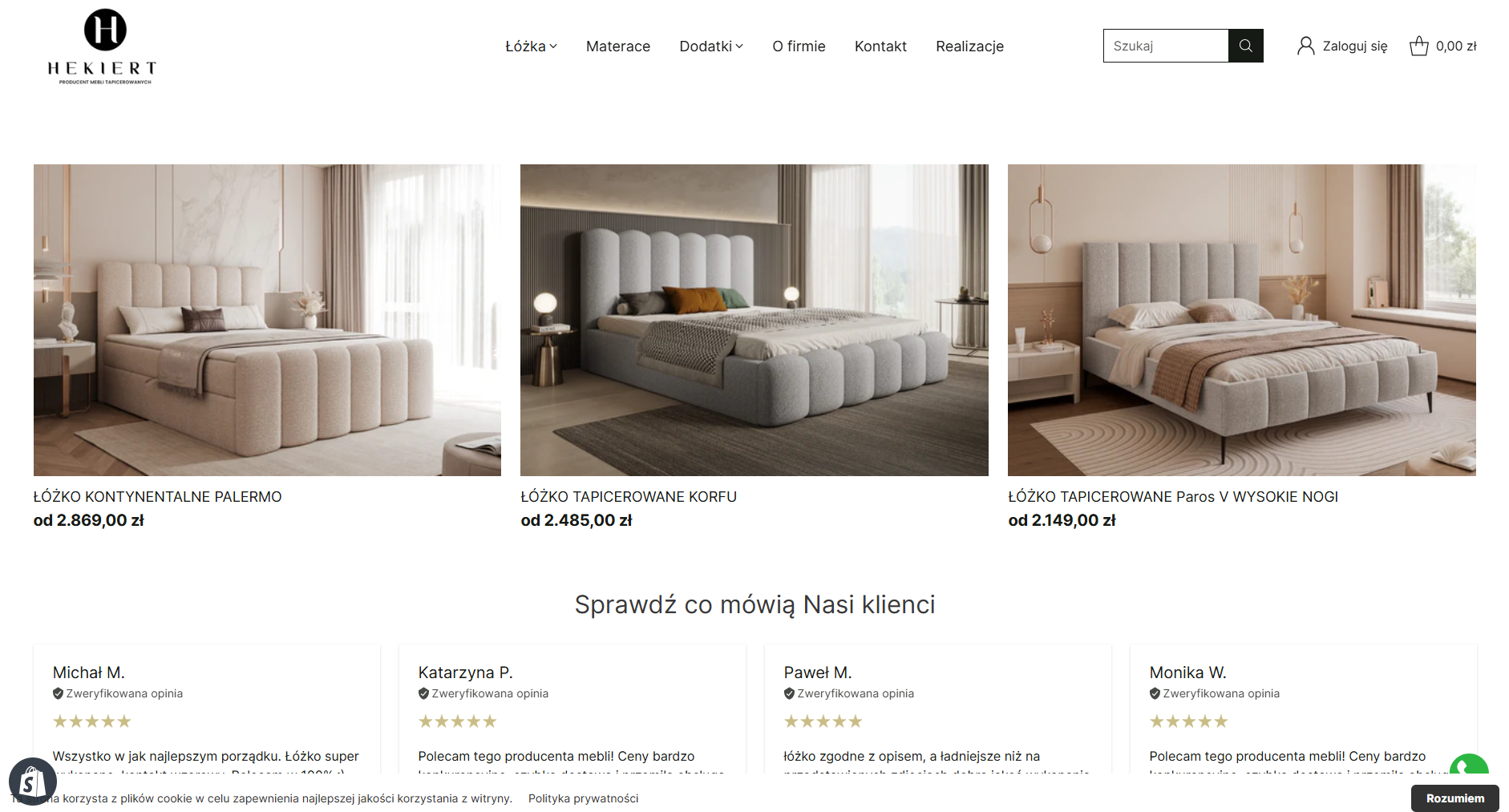 Sprzedaż mebli na Shopify Sprzedaż mebli na Shopify